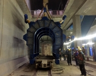 鄭州地鐵三號線中建二局隧道支撐臺車